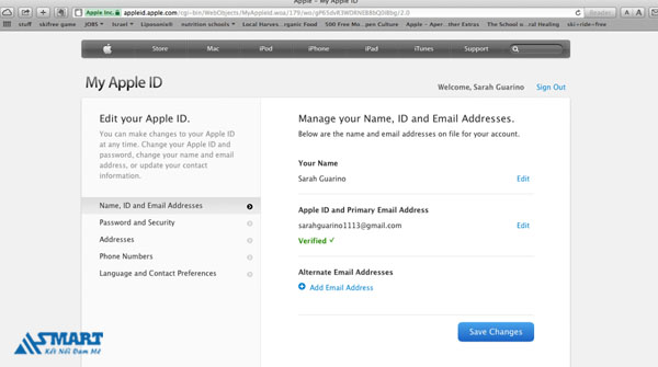 Mở khóa từ sever của Apple