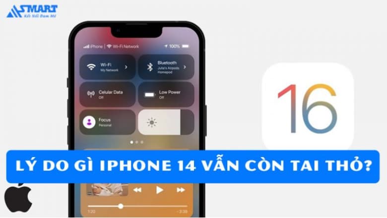 Lý do gì iPhone 14 vẫn còn tai thỏ?