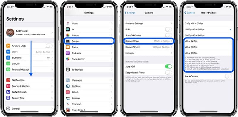 Quay màn hình iPhone