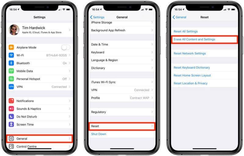 Khôi phục cài đặt gốc