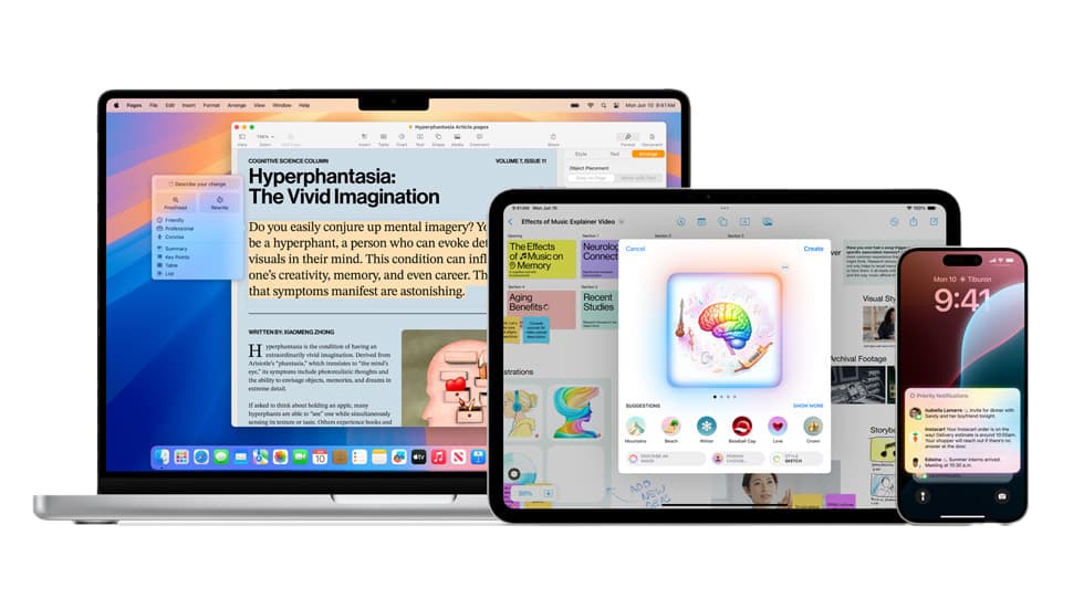 Apple Intelligence - Dành cho iPhone, iPad và Mac