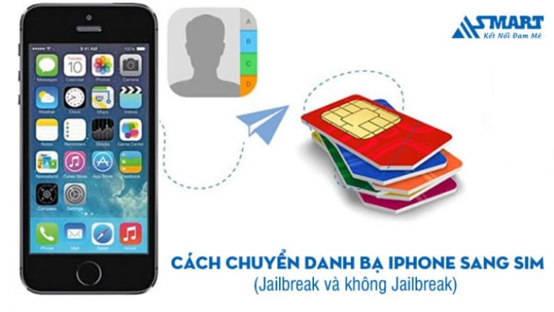 Tổng hợp cách chuyển danh bạ từ iPhone sang SIM (Jailbreak và không Jailbreak)