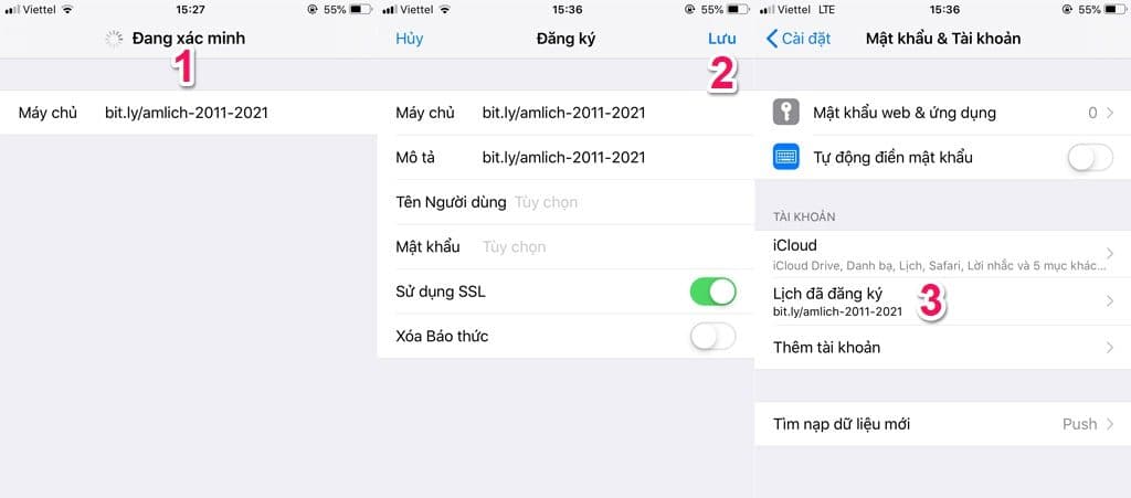 Thêm Lịch Âm (VN) vào ứng dụng Lịch mặc định trên iOS