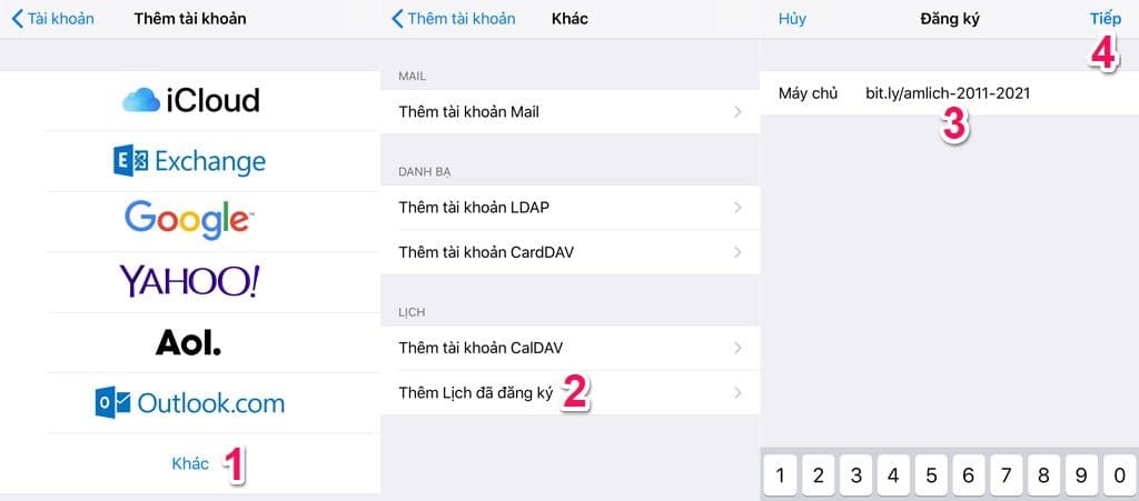 Thêm Lịch Âm (VN) vào ứng dụng Lịch mặc định trên iOS