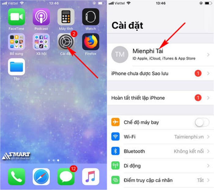 Cách kích hoạt tính năng Find My iPhone