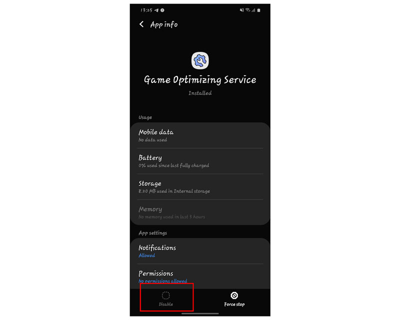 Game Optimize Service