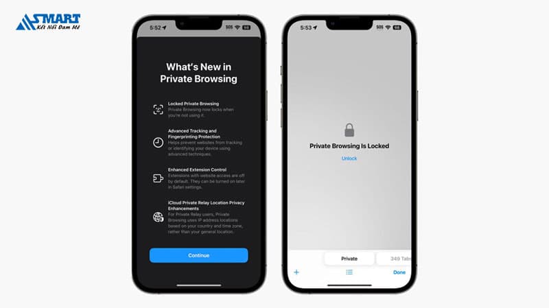 Chế độ duyệt web riêng tư trên Safari