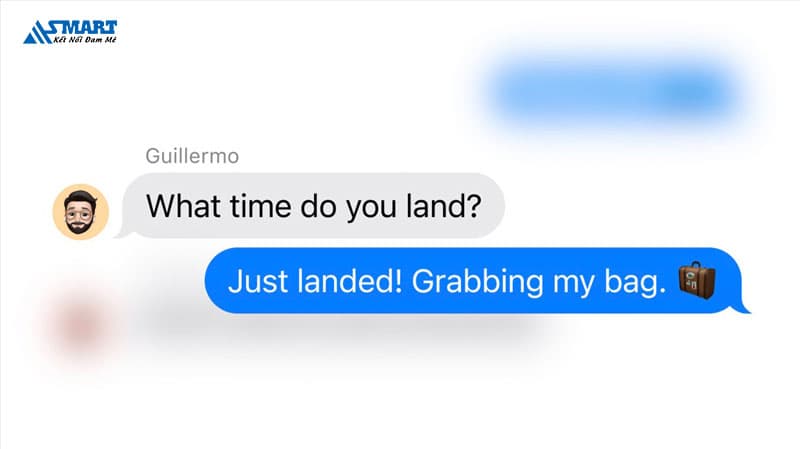 Vuốt để trả lời trong iMessage