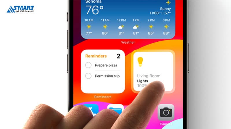 Tương tác với Widget