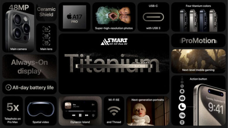 iPhone 15 Pro và iPhone 15 Pro Max: nút Action, khung Titan, camera ngon