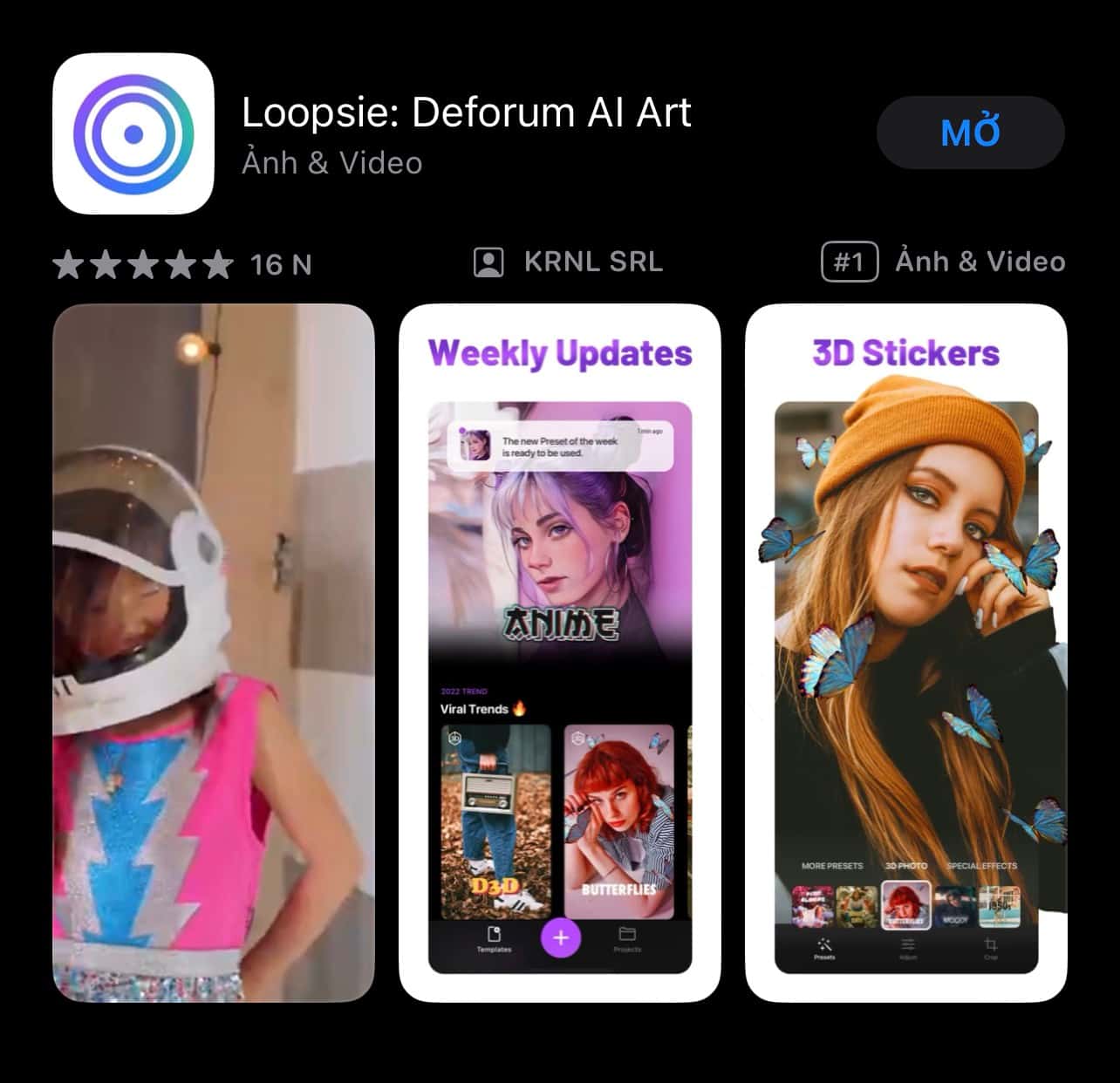 Giới thiệu ứng dụng Loopsie – App tạo ảnh anime siêu dễ
