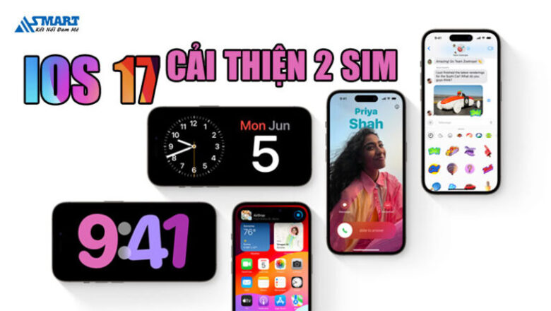 iOS 17 cải thiện quản lý 2 SIM, tin nhắn, nhạc chuông