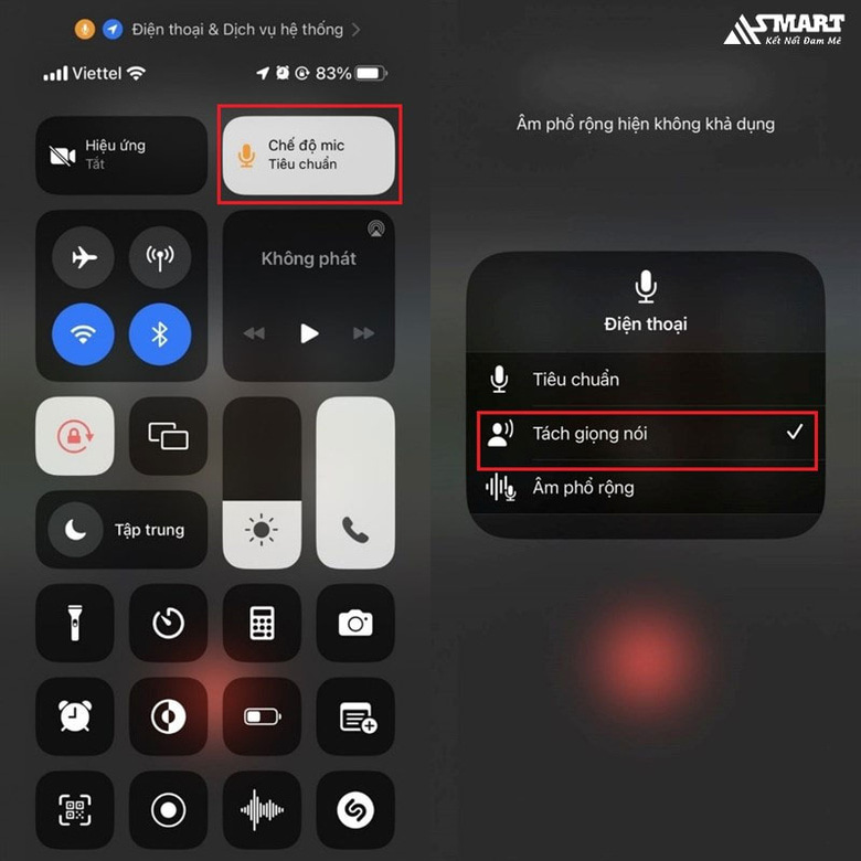 Cách bật chống ồn cuộc gọi iPhone