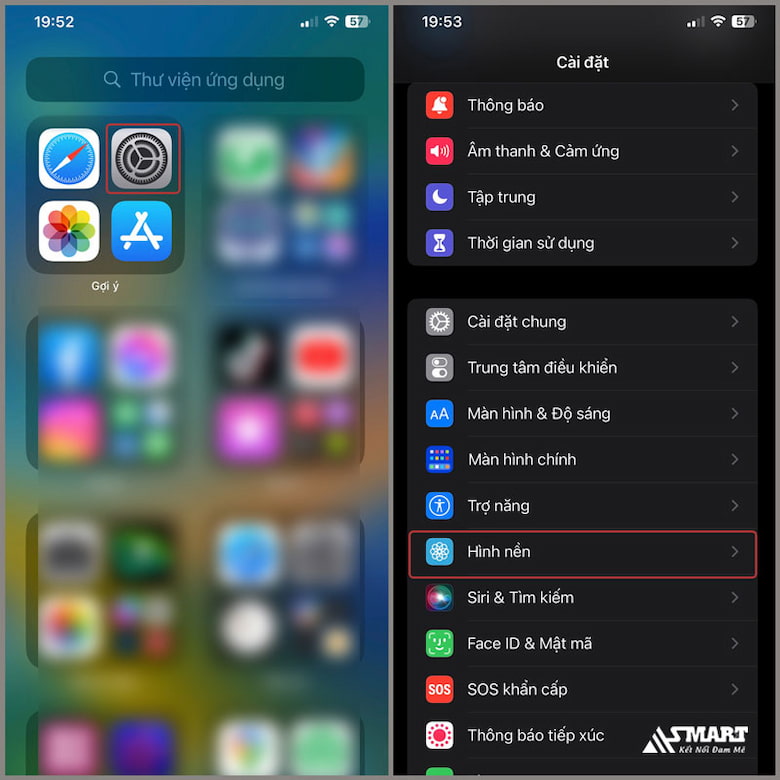 Bước 1: Đổi kiểu đồng hồ trên iOS 16