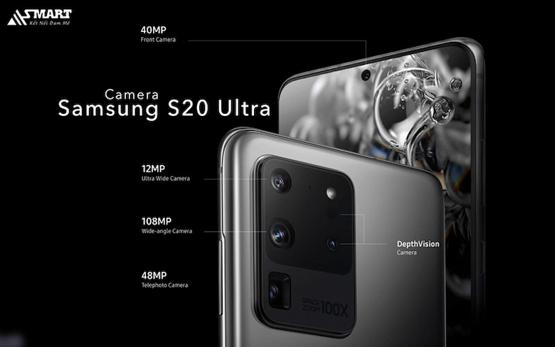 Thiết kế camera 108MP của Galaxy S20 Ultra