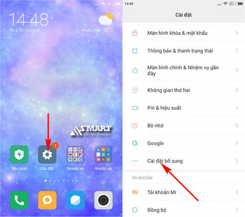 Khôi phục cài đặt gốc điện thoại Android
