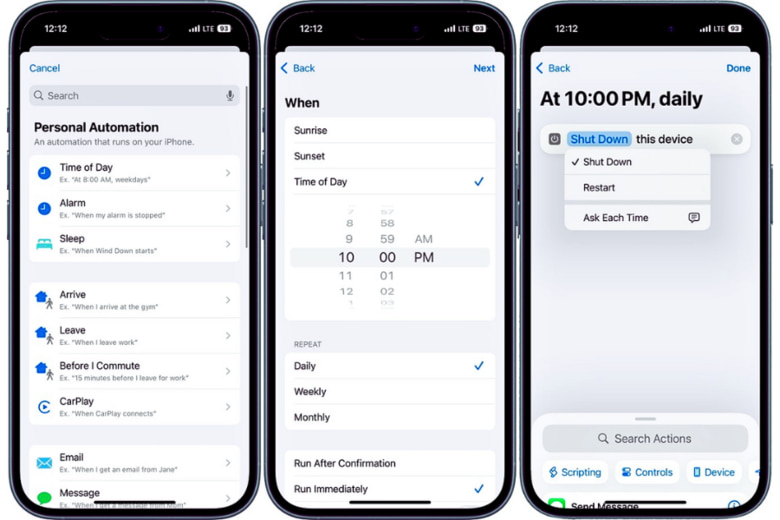 Cách tự động khởi động lại iPhone