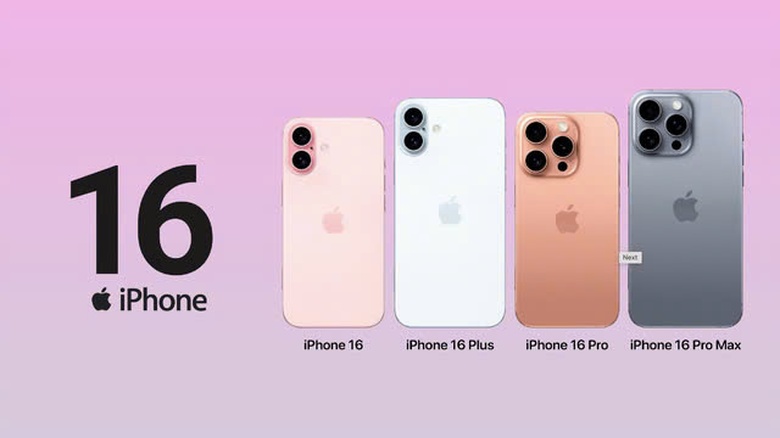 4 phiên bản iPhone 16