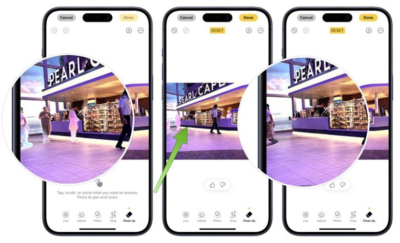 Clean up - Tính năng mới giúp người dùng có những bức ảnh đẹp hơn