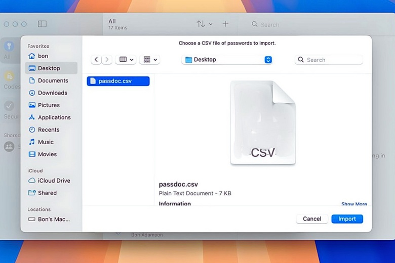 Hướng Dẫn Nhập Mật Khẩu Vào Apple Passwords Trên Mac