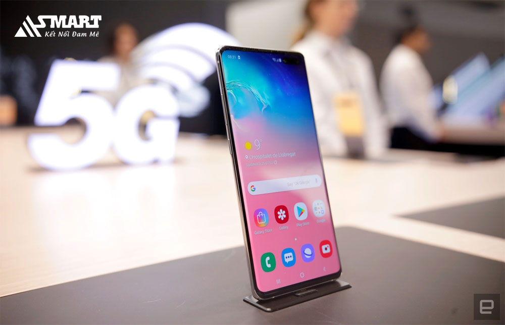 S10 có viền mỏng hơn S10 plus