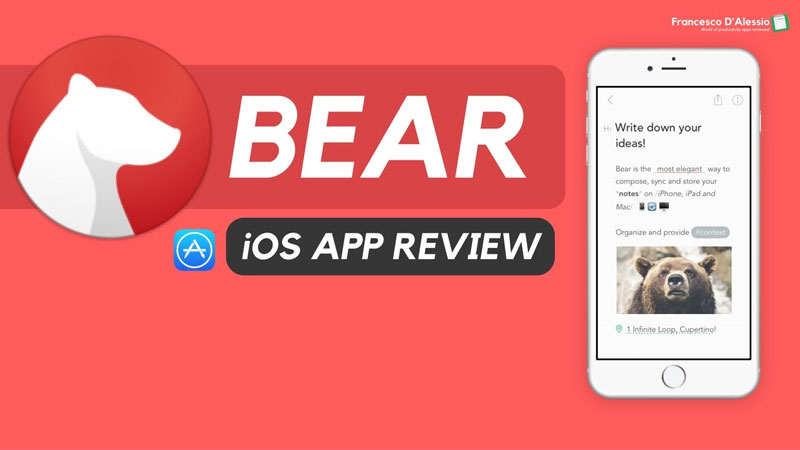 Bear - Ứng dụng ghi chú