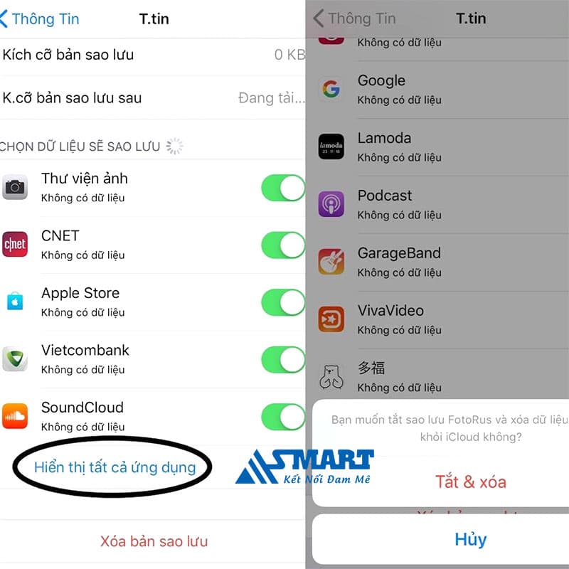 Kiểm tra bản sao lưu cần khôi phục
