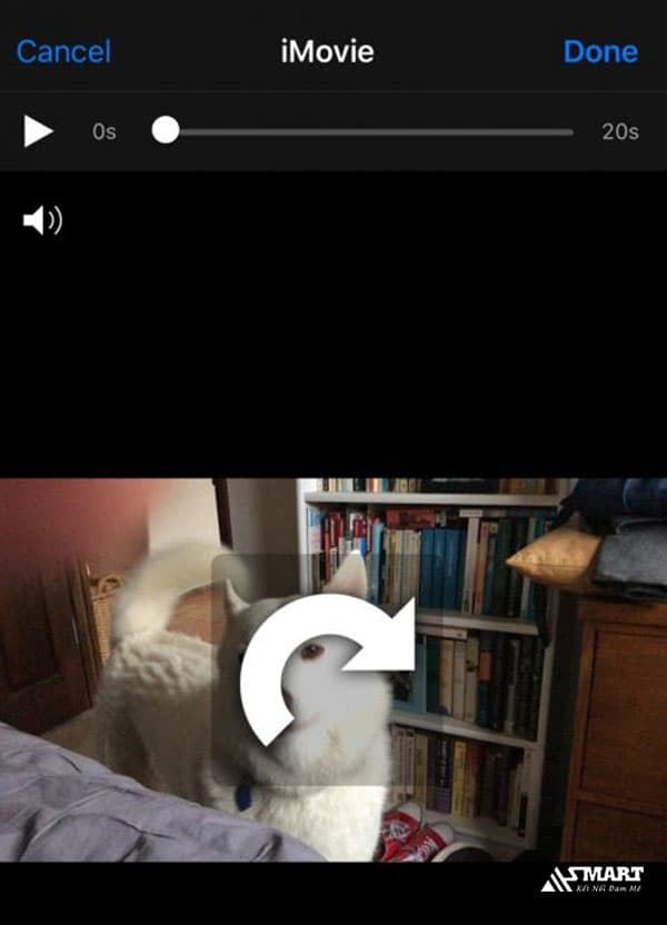 Cách 1: Thực hiện xoay video từ việc chỉnh sửa video gốc