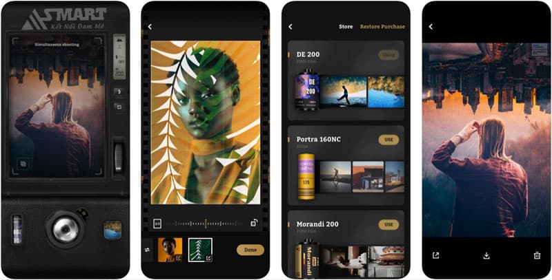 Những màu sắc, bộ lọc tiêu biểu của FIMO