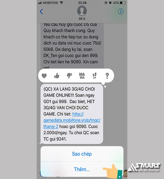 Cách xóa từng tin nhắn trên iPhone