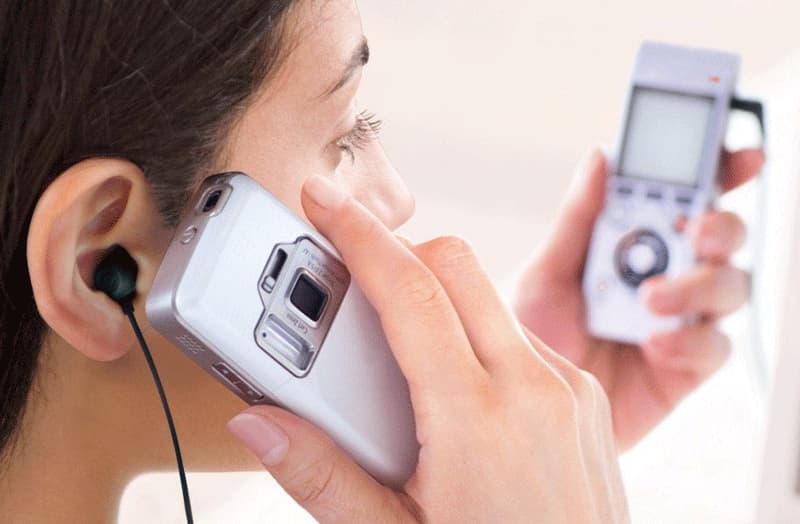 Sử dụng thiết bị ghi âm ngoài