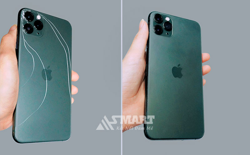 Cách phân biệt được iPhone 11 Pro Max đã thay nắp lưng