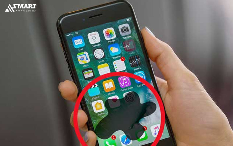 Nhận biết iPhone bị chảy mực màn hình