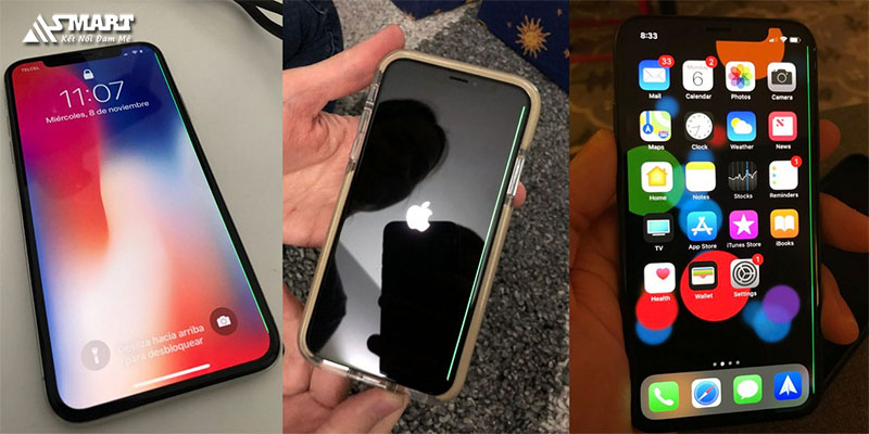 Sọc màn hình trên iPhone X