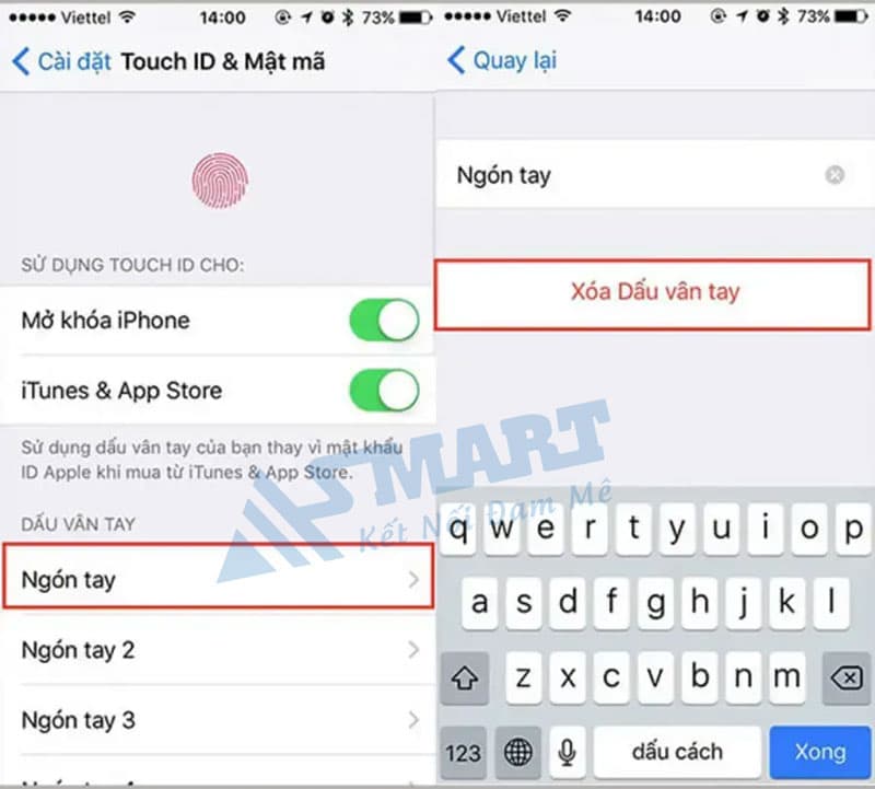 Lỗi Touch ID không làm việc trong App Store