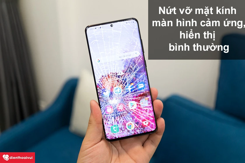 Những biểu hiện cần thay mặt kính/màn hình Samsung S9 Plus