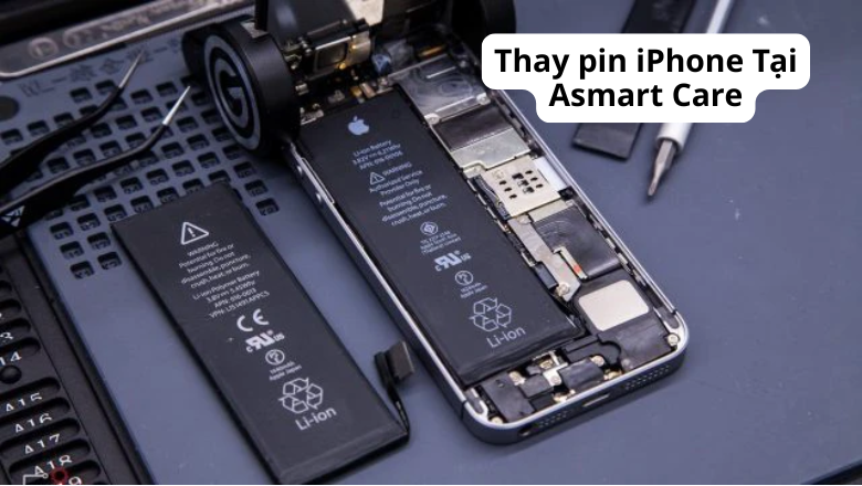 Thay pin iPhone Tại Asmart Care Đà Nẵng, Hội An