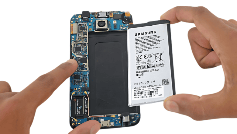 Thay pin điện thoại samsung A10