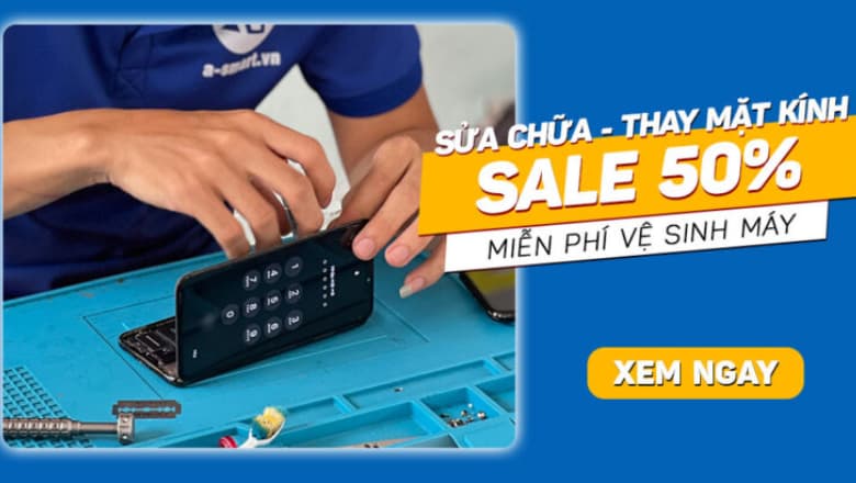 Sửa chữa – Ép kính điện thoại giảm tới 50% tại Asmart Care Hội An