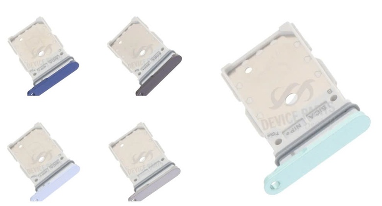 Rò rỉ khay SIM của Galaxy S25 hé lộ bảng màu độc đáo