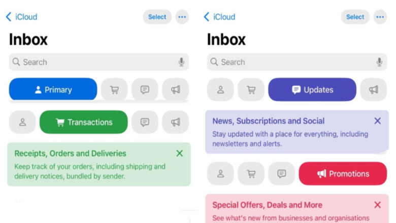 Cách sử dụng hoặc tắt tính năng phân loại danh mục trong Apple Mail trên iOS 18.2