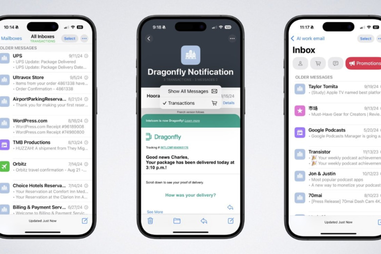 Cách sử dụng tính năng phân loại danh mục trong Apple Mail