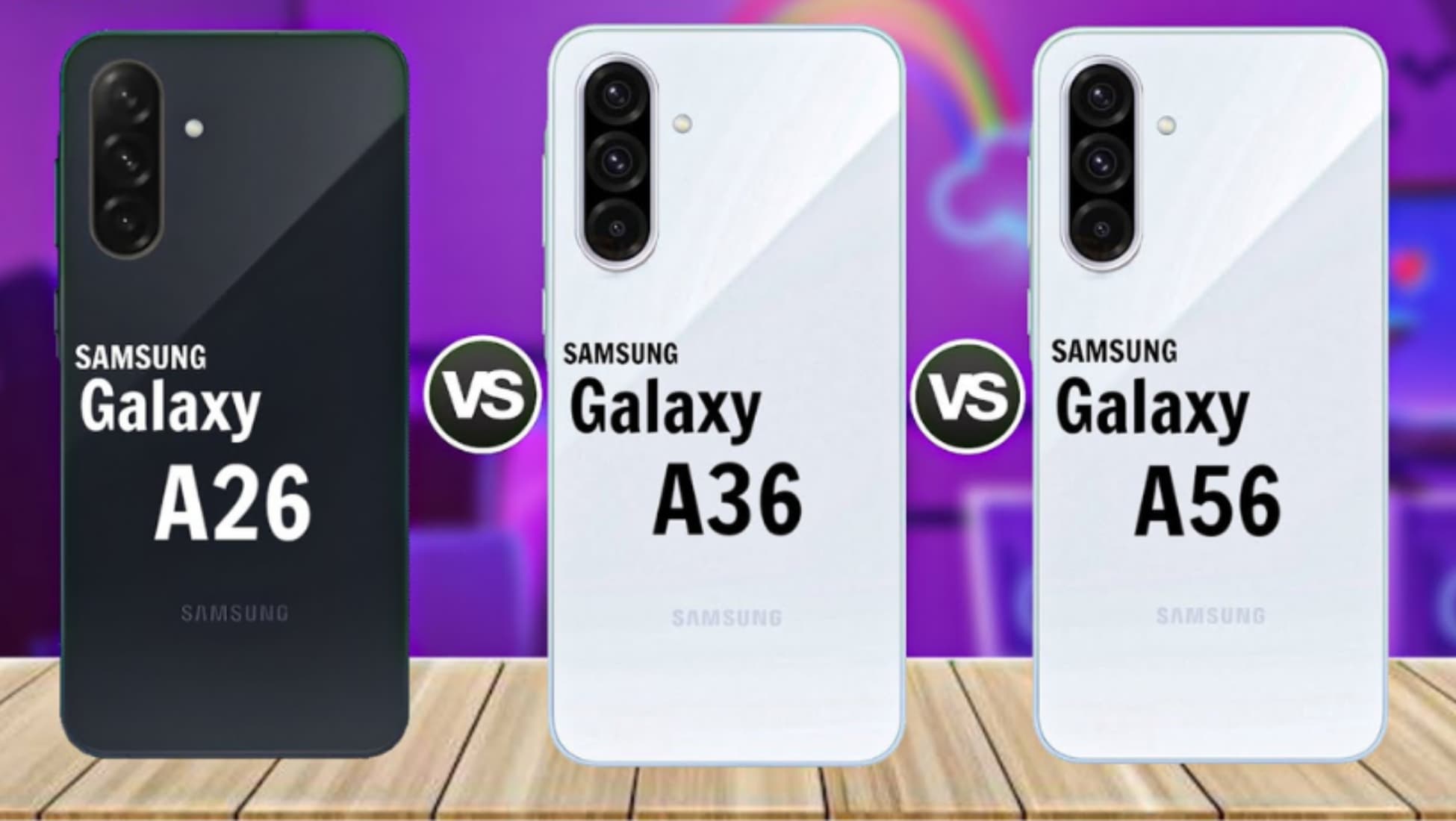 Công bố ra mắt Samsung Galaxy A56, A36 và A26 rò rỉ thông số kỹ thuật, hình ảnh