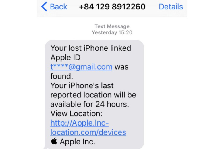 Hình thức lừa đảo: yêu cầu đăng nhập bằng Apple ID và mật khẩu