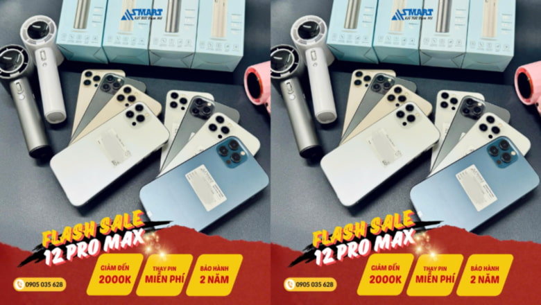 FLASH SALE IP12 Pro Max – Ưu Đãi Đến 3 Triệu!