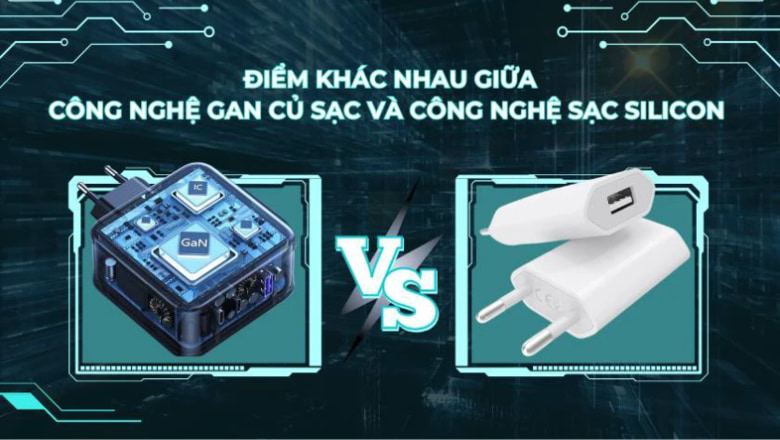 Công nghệ sạc GaN là gì? Khác gì với công nghệ sạc Silicon thông thường?