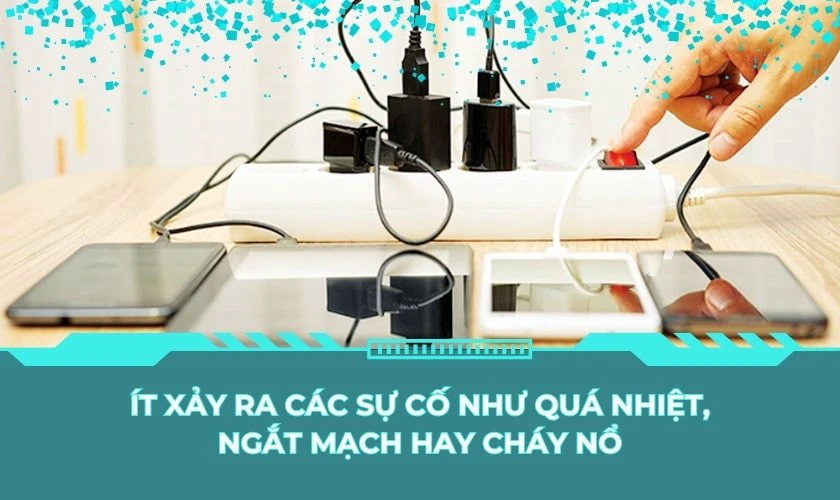 An toàn hơn khi sử dụng
