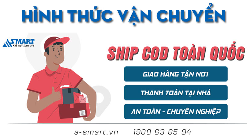 Hình thức vận chuyển Asmart
