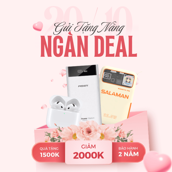 Nhiều quà tặng hấp dẫn 20-10