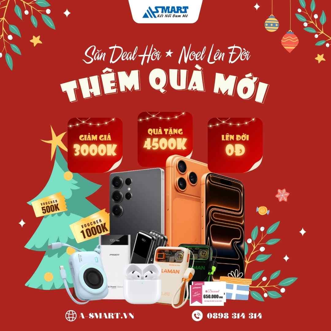 Khuyến mãi Noel tại A-Smart có gì nổi bật?